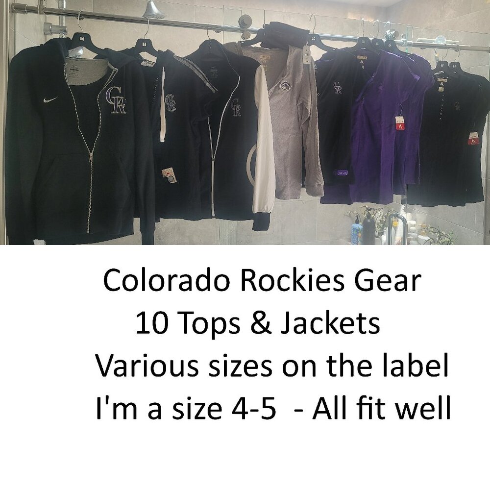 Colorado Rockies Gear - 10 Items - Some NWT - Size S - Picture 1 of 16